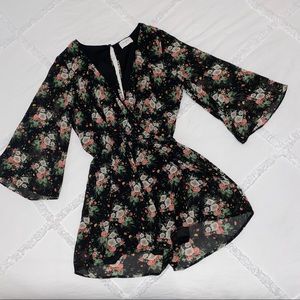 Everly Floral Romper